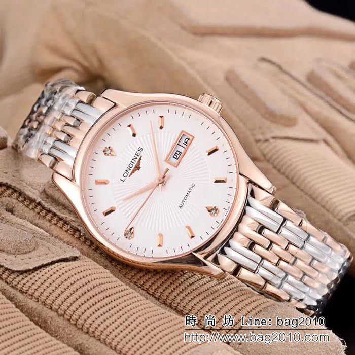 LONGINES浪琴 經典大三針 全自動機械 精品男士腕表 WSS0008